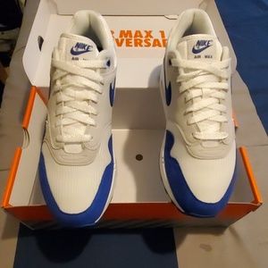 Nike Air Max 1 Anniversary White Game Royal